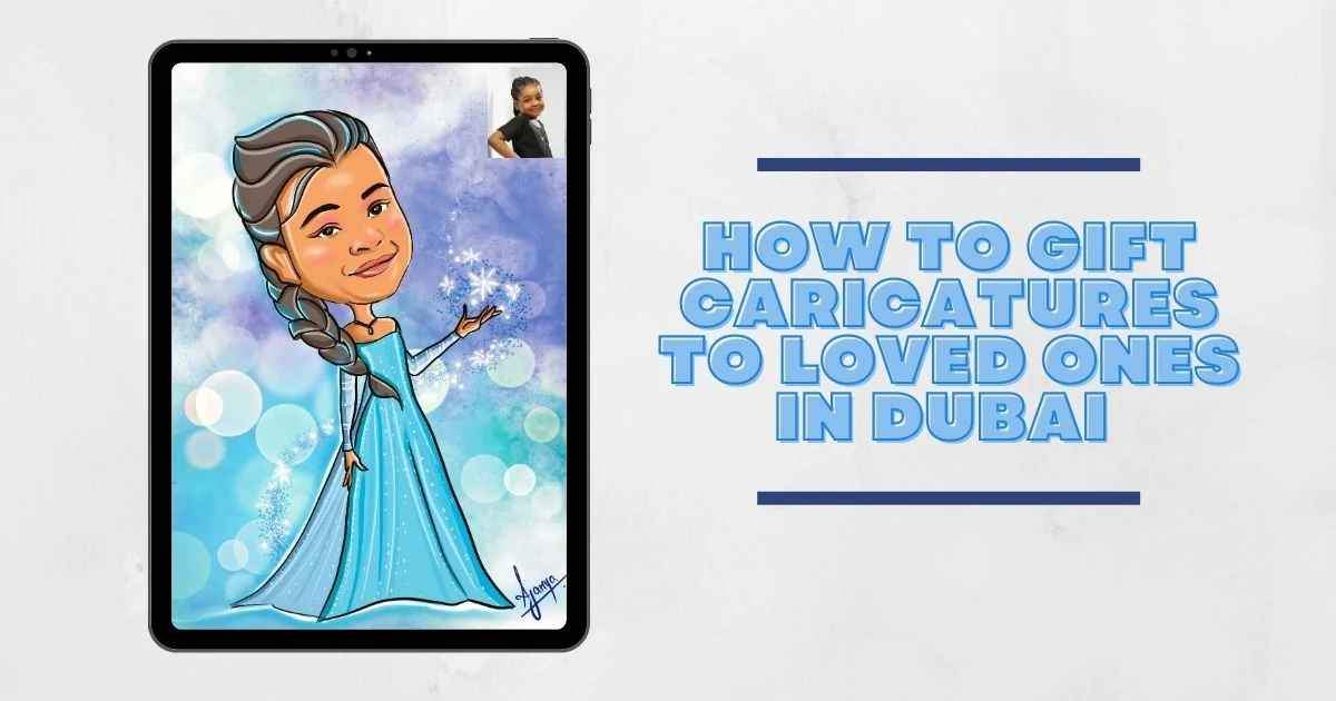 Ajanya Arts Dubai Caricature Portrait